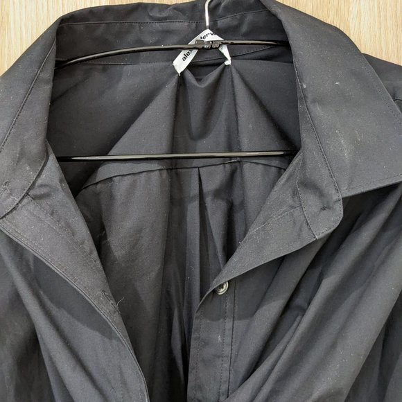 Alexander Wang Gathered Long-Sleeved Shirt Dress - Picture 4 of 6